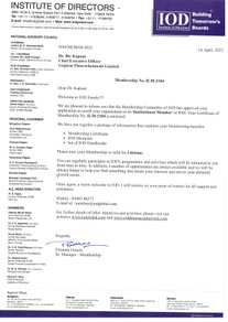 GFL Registration certificate
